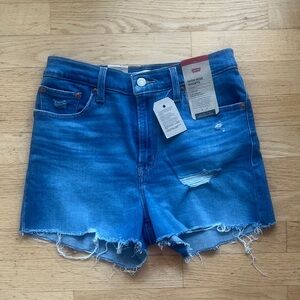 Brand new Levi's Women's Distressed Blue Jean Shorts